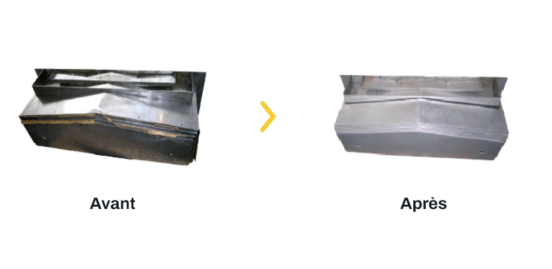 coperture telescopiche revisione compresa sostituzione singoli elementi francese metal gennari